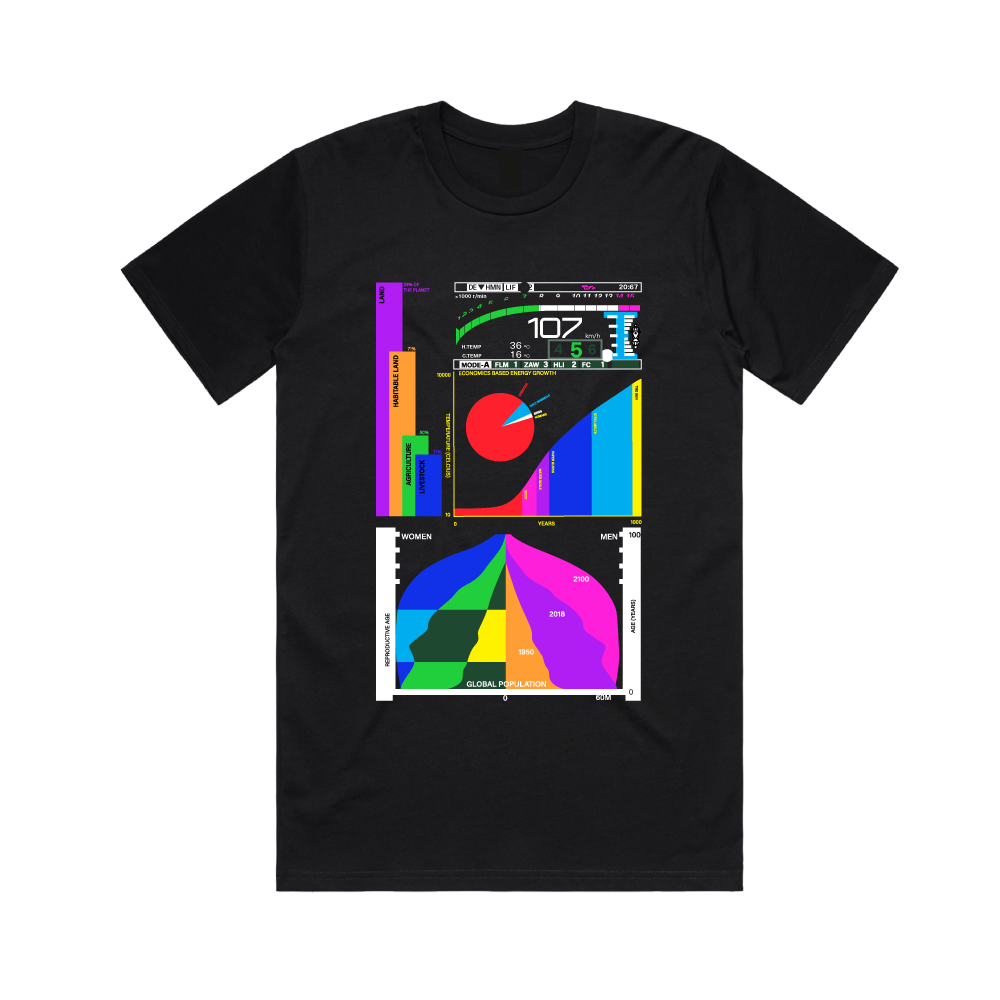 Stats / Black T-Shirt