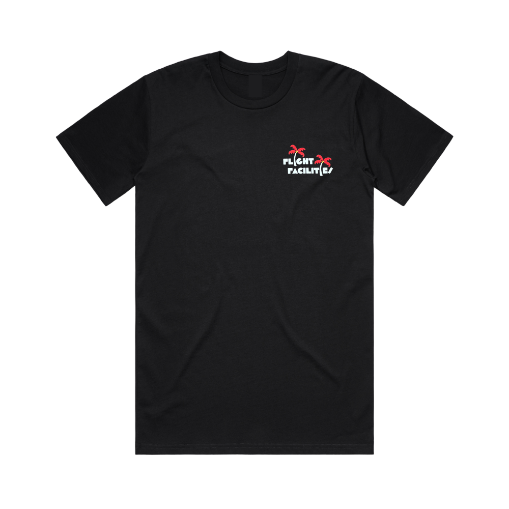 Flight Facilities / Leisure Black T-Shirt