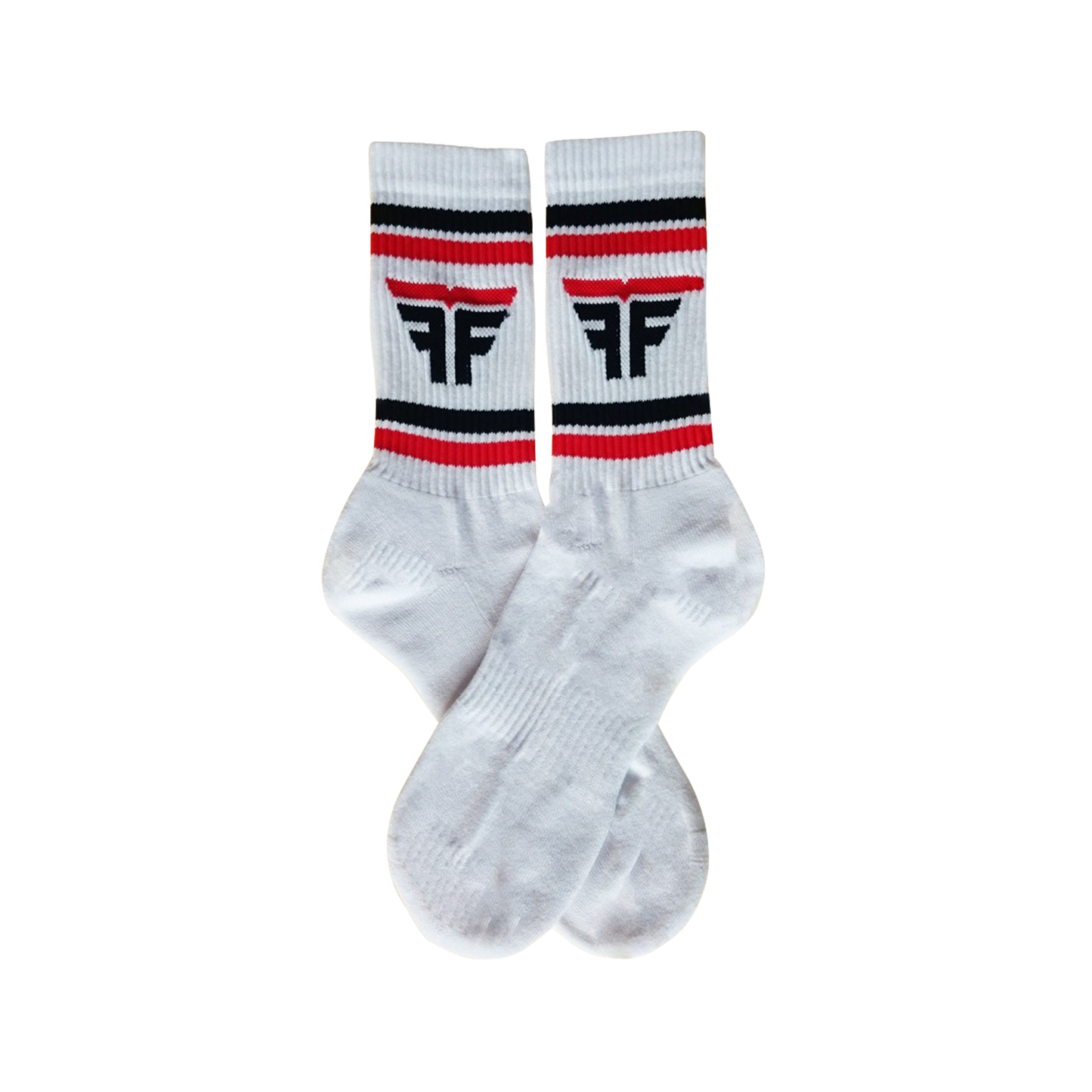 FF Logo / White Socks