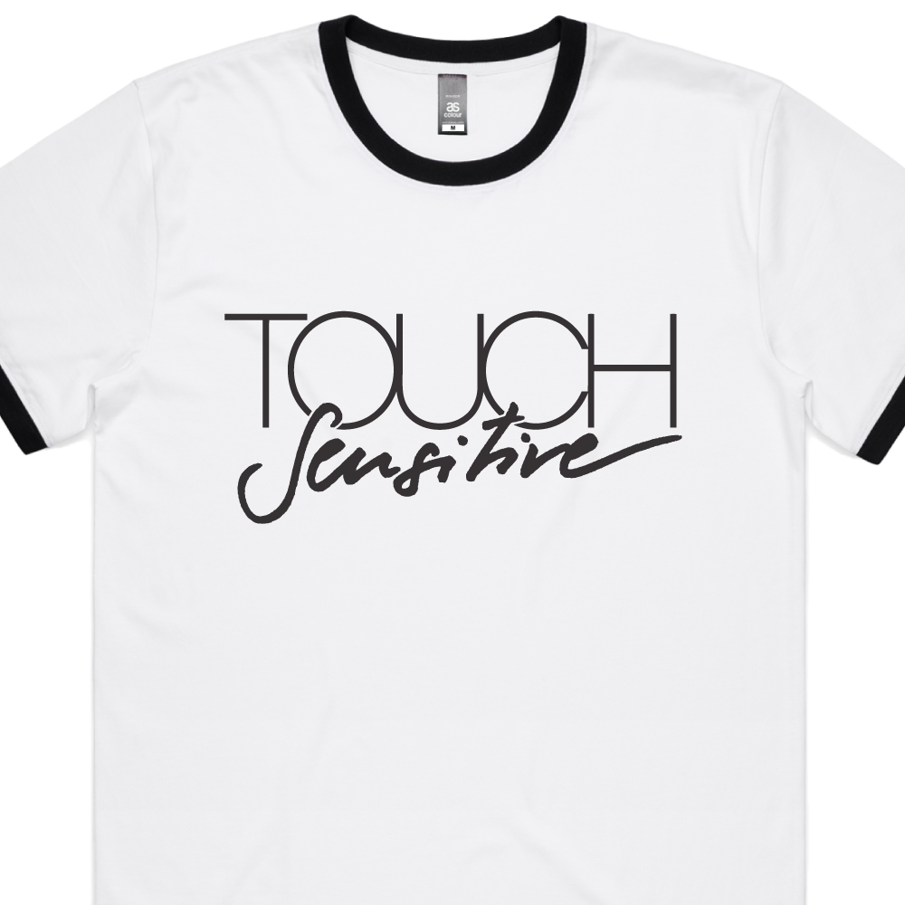 Touch Sensitive / Logo Print White T-Shirt