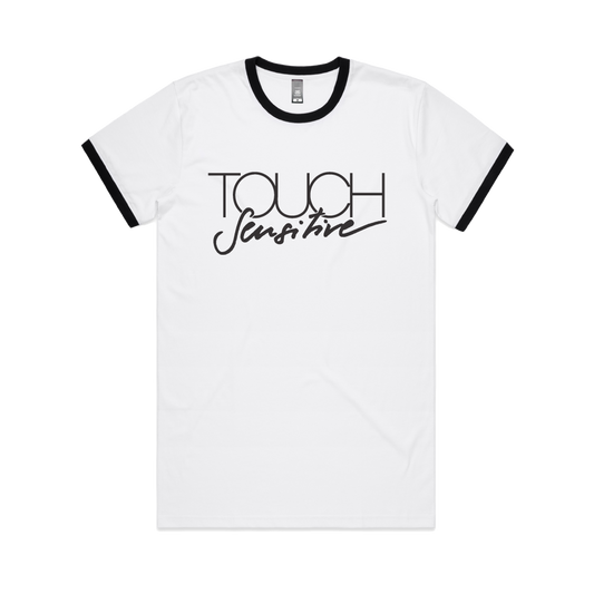 Touch Sensitive / Logo Print White T-Shirt