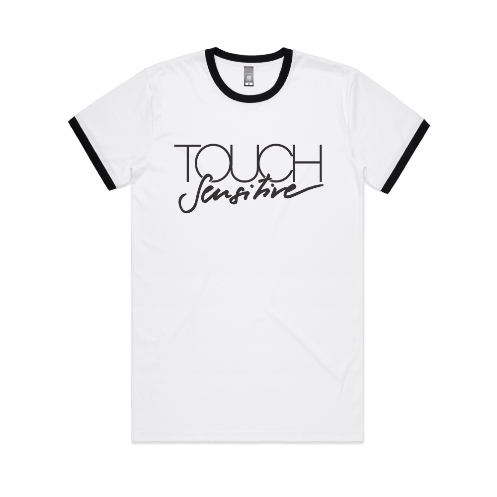 Touch Sensitive / Logo Print White T-Shirt