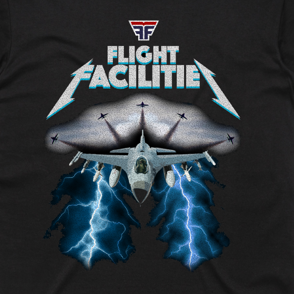 Flight Facilities / Metallica Tee Black T-Shirt