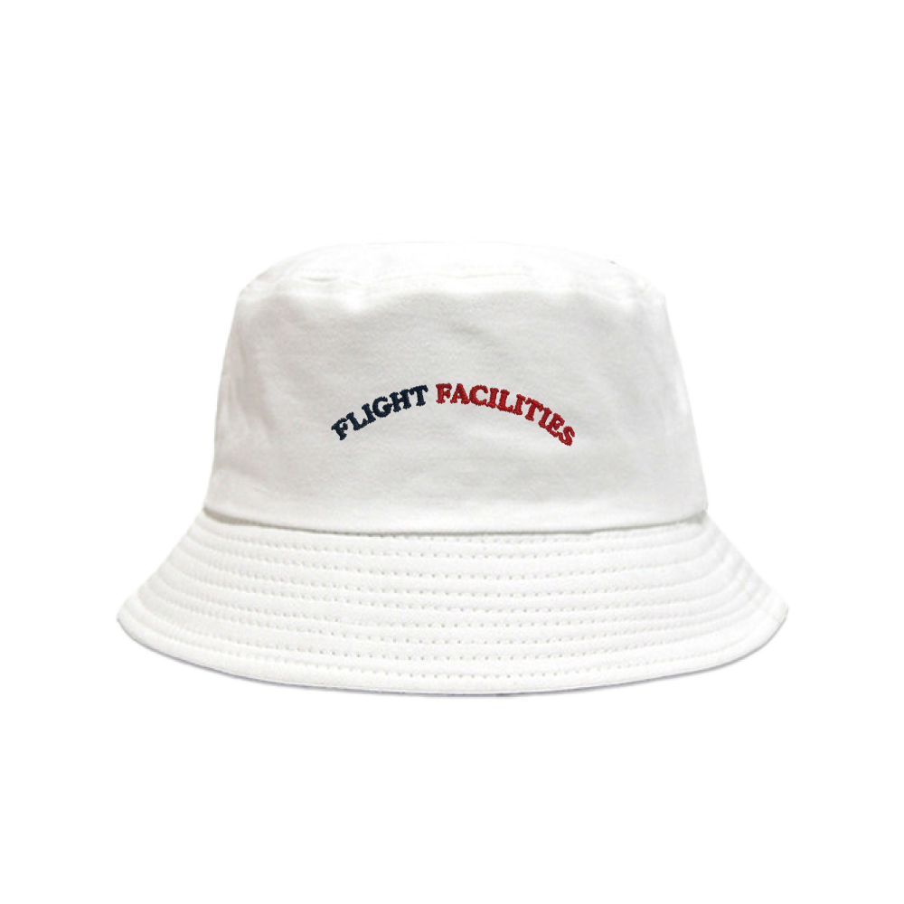 Flight Facilities / Leisure Forever White Bucket Hat