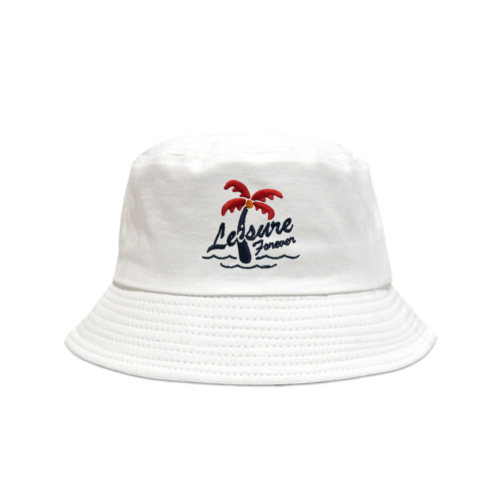 Flight Facilities / Leisure Forever White Bucket Hat