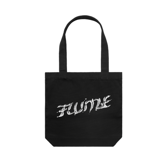 Silver Logo / Black Tote