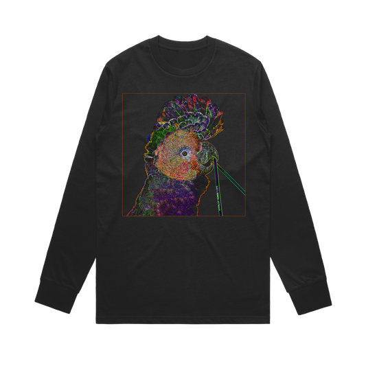 Cockatoo / Black Longsleeve