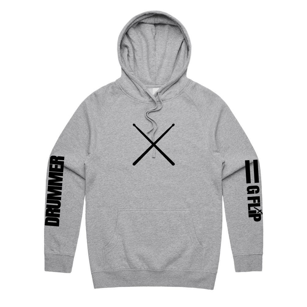 G Flip / DRUMMER Grey Hoodie