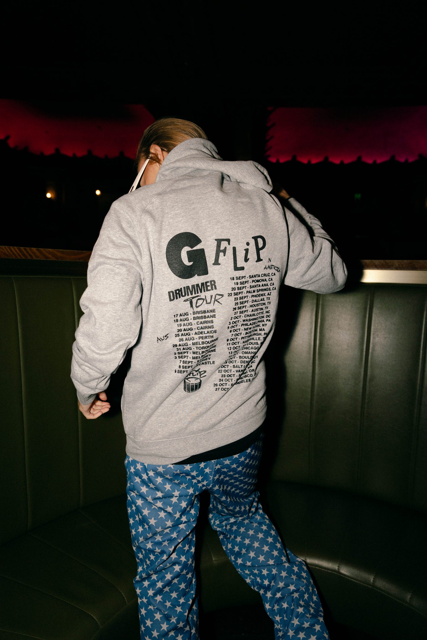 G FLIP / Grey 2023 Tour Hoodie