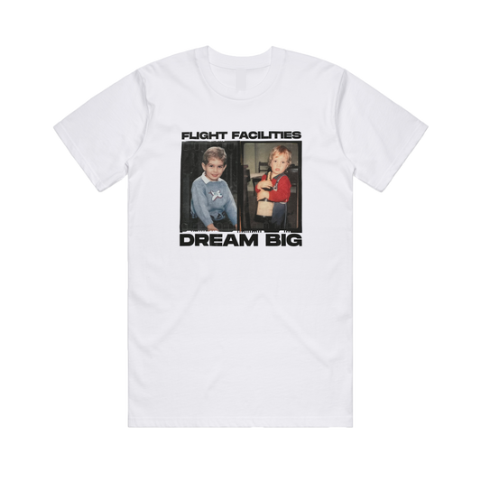 Flight Facilities / Kids Dream Big White T-Shirt