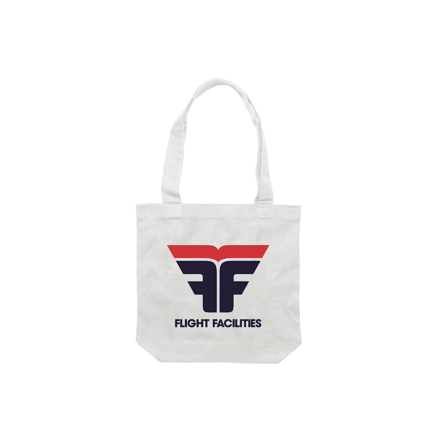 FF Logo / White Tote Bag